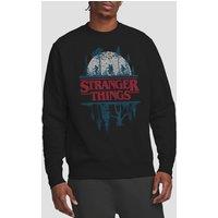 Stranger Things Silhouette Sweatshirt, Black | Size: Medium