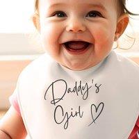 Aye Do Gifts Daddy's Baby Bib in White