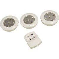 Eagle Led R/C Push Light Pk3 in White