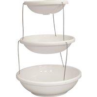St Helens 3-Tier Collapsible Bowls in White