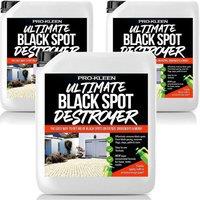 ProKleen Ultimate Black Spot Remover Destroyer Patio Cleaner 3 x 5L in Clear