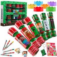 Minecraft Christmas Crackers Pack Of 6