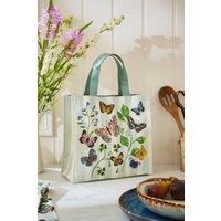 Ulster Weavers 'Butterfly Grove' Butterfly Print 100% Cotton, PVC Coated Small PVC Bag in Blue