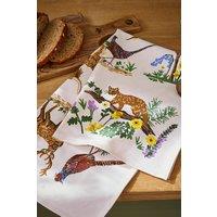 Ulster Weavers 'Thistlewood' Highland Inspired Print 100% Cotton Tea Towel