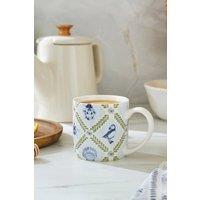 Ulster Weavers 'Coastal Treasures' Coatal Inspired Print Porcelain Mug in Blue