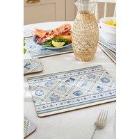 Ulster Weavers 'Coastal Treasures' Coatal Inspired Printed MDF Placemat (4 Pack) in Blue