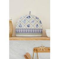 Ulster Weavers 'Coastal Treasures' Coatal Inspired Print 100% Cotton Tea Cosy in Blue