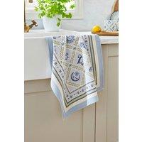 Ulster Weavers 'Coastal Treasures' Coatal Inspired Print 100% Cotton Tea Towel in Blue