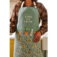 Ulster Weavers 'Time to Grow' Vegetable Print 100% Cotton Apron in Green
