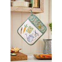 Ulster Weavers 'Time to Grow' Vegetable Print 100% Cotton Pot Mitt in Green