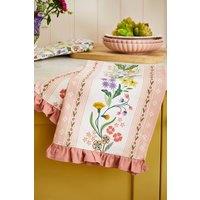 Ulster Weavers 'Petals & Prose' Floral Print 100% Cotton Tea Towel in Pink