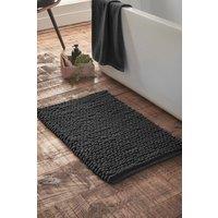 Bianca 'Aspen Bobble' Bath Mat in Black