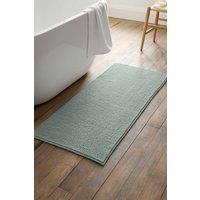 Catherine Lansfield 'Bobble' Bath Runner in Green