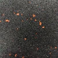 Ark Mat Rubber Crumb Gym Floor Tile - 1m x 1m - 10mm - Orange Fleck in Black