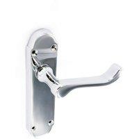 Securit Latch Handle Pack of 2 in Silver