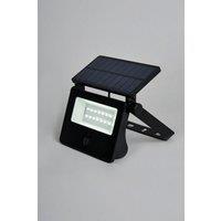 BHS Lighting Solar Powered Outdoor Wall Light with Sensor in Black