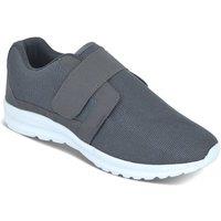 Pegasus Men's Wide Fit Trainer Touch Fastening Comfortable Trainers in Grey | Size: 11