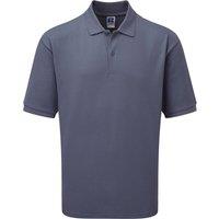 JERZEES Men's Russell Classic Short Sleeve Polycotton Polo Shirt in Grey | Size: Large