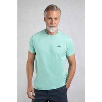 Weird Fish Men's Fished Branded T-Shirt in Aqua | Size: Large