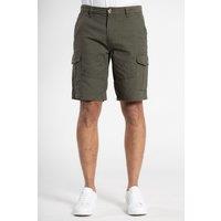 Tokyo Laundry Men's Cotton Cargo Shorts in Khaki | Size: Large