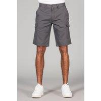 Tokyo Laundry Men's Cotton Cargo Shorts in Grey | Size: Large