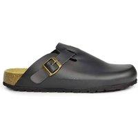 Sanosan Men's Berlin Nappa Leather Sandals in Black | Size: 8
