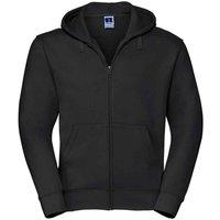Russell Men's Authentic Hooded Sweatshirt in Black | Size: 5XL