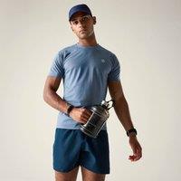 Dare 2b Men's Agile Short Sleeved Walking T-Shirt in Light Blue | Size: Medium