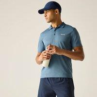 Regatta Men's Maverik V Quick Drying Polo in Mid Blue | Size: Medium