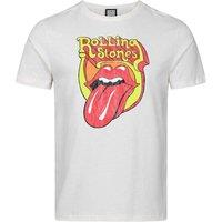 Amplified Men's Bootleg Tongue The Rolling Stones T-Shirt in White | Size: 2XL