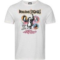 Amplified Men's British Are Coming The Rolling Stones T-Shirt in White | Size: Small