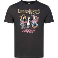Amplified Men's British Are Coming The Rolling Stones T-Shirt in Charcoal | Size: XL