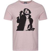 Amplified Men's Mick The Rolling Stones T-Shirt in Pink | Size: 2XL