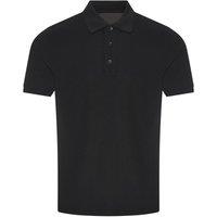 PRO RTX Men's Pro Piqu Moisture Wicking Polo Shirt in Black | Size: 4XL