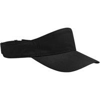 Beechfield Men's Performance Visor Cap in Black