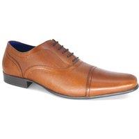 Thomas Crick Men's Leather Lace Up Oxford Shoes in Tan | Size: 13