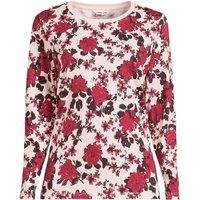 Lands' End Women's Long Sleeve Supima Cotton Crew Neck Top in Baby Pink | Size: 14-16