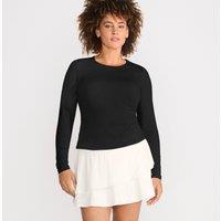 Lands' End Women's Rash Vest in Black | Size: 14-16