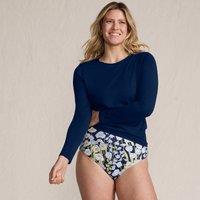 Lands' End Women's Rash Vest in Dark Navy | Size: 14-16