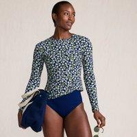 Lands' End Women's Rash Vest in Dark Navy | Size: 16-18