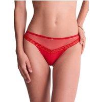 Aubade Women's Sheer Emotion Tanga in Red | Size: 12