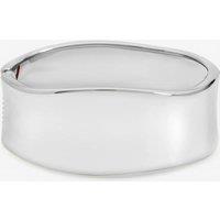Jon Richard Women's Silver Plated Large Curve Cuff