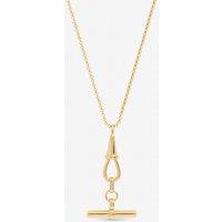 Jon Richard Women's Gold Plated T Bar Necklace