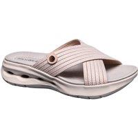 IVACHY Women's Comfort Criss-Cross Slide-On Sandals in Pink | Size: 5