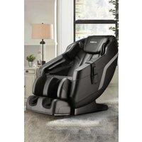 SHEONLY Zero Gravity Faux Leather Massage Chair with Remote in Black