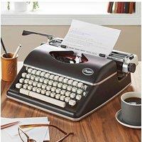 Chums Manual Typewriter Traditional Retro Style in Black