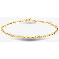 T.H.Baker 9ct Yellow Gold 7 Inch Prince of Wales Chain Bracelet 1.29.4301 | Size: 7 inches