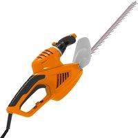Lazy Tools Electric Hedge Trimmer 500mm, 16mm Blades, 500W, Safety Brake, 2.1kg in Orange