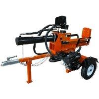 Lazy Tools Lazy-Log 22 Ton Hydraulic Log Splitter, 212cc, Trailer Mounted in Orange