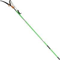 Lazy Tools Manual Pole Saw Tree Pruner 9M/30FT - Long Reach Pruning/Scissor Head in Bright Green